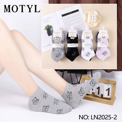 Stopki damskie LN2025-2 Mix kolor 35-42 1