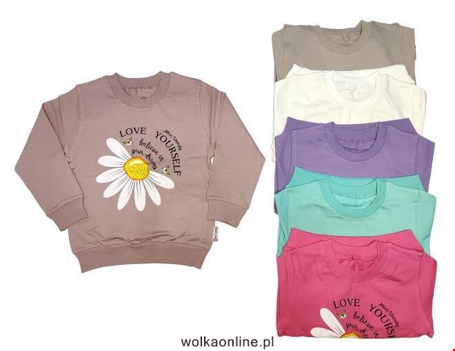 Bluza dziewczęca 8627 Mix KOLOR  104-122 (Towar Tureckie)