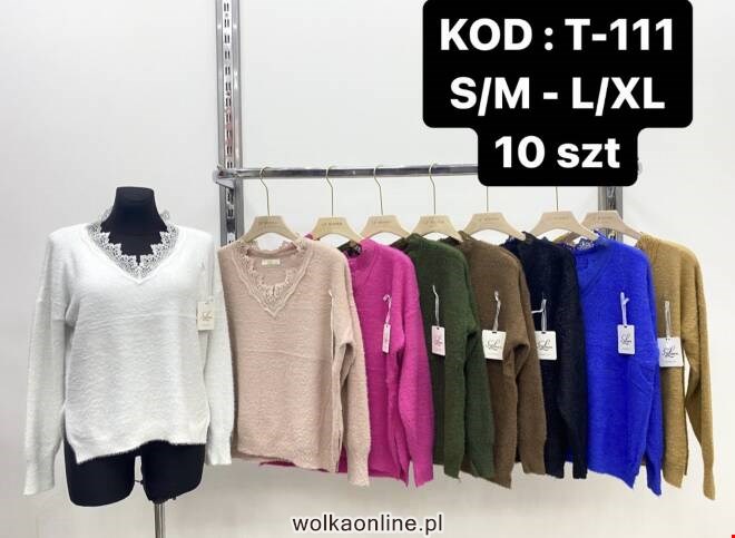 Sweter damskie T-111 Mix KOLOR  S/M-L/XL