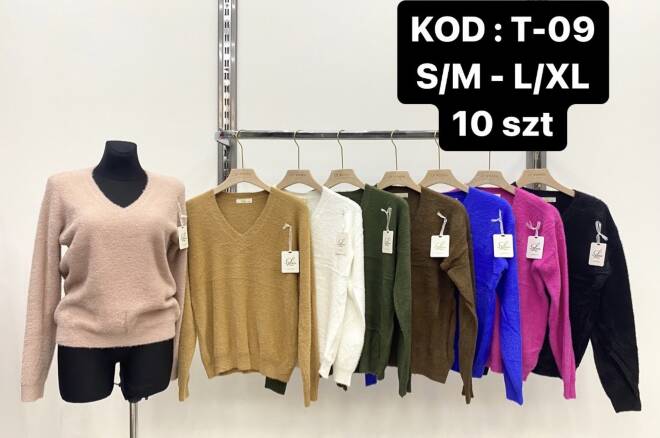 Sweter damskie T-09 Mix KOLOR  S/M-L/XL