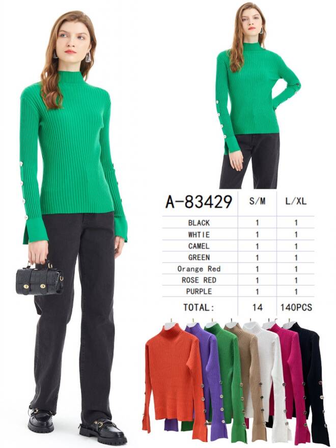 Sweter damskie A-83429 Mix KOLOR  S/M-L/XL 1