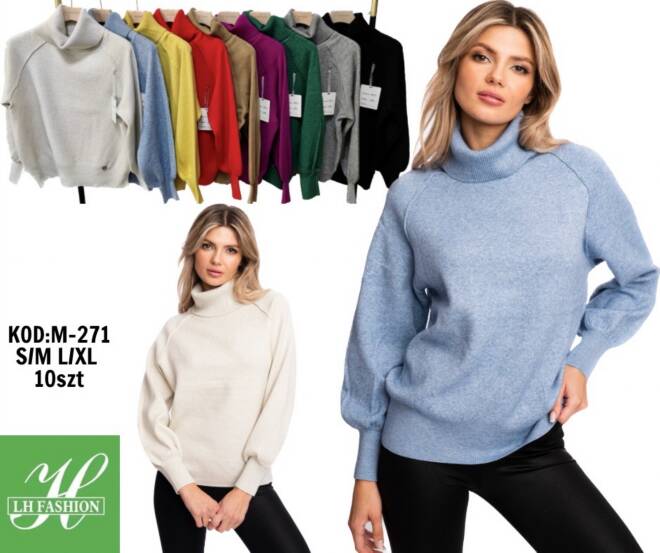 Sweter damskie M-271 Mix KOLOR  S/M-L/XL 1