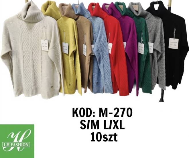 Sweter damskie M-270 Mix KOLOR  S/M-L/XL 1