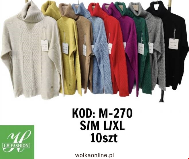 Sweter damskie M-270 Mix KOLOR  S/M-L/XL