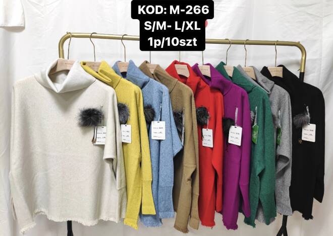 Sweter damskie M-266 Mix KOLOR  S/M-L/XL