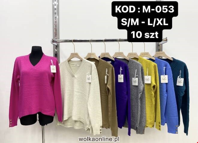 Sweter damskie M-053 Mix KOLOR  S/M-L/XL