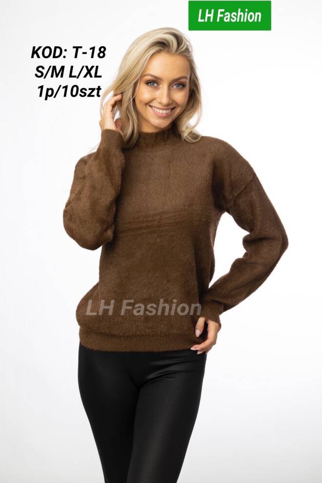 Sweter damskie T-18 Mix KOLOR  S/M-L/XL