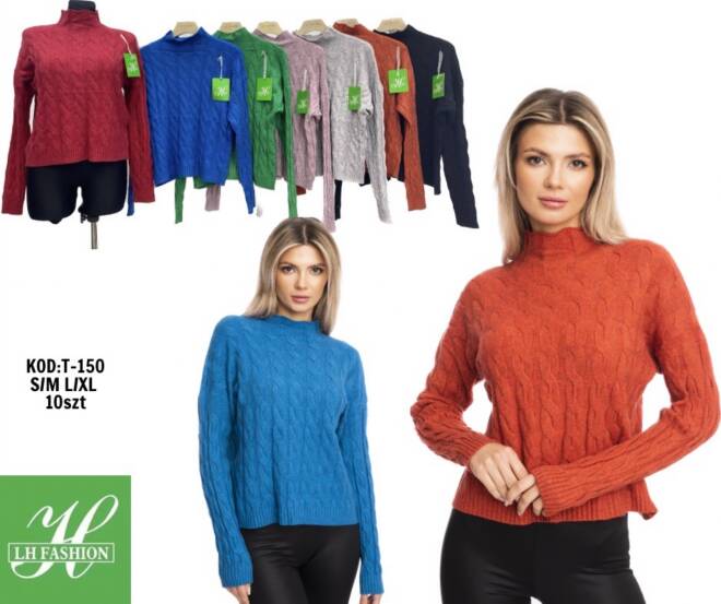 Sweter damskie T-150 Mix KOLOR  S/M-L/XL