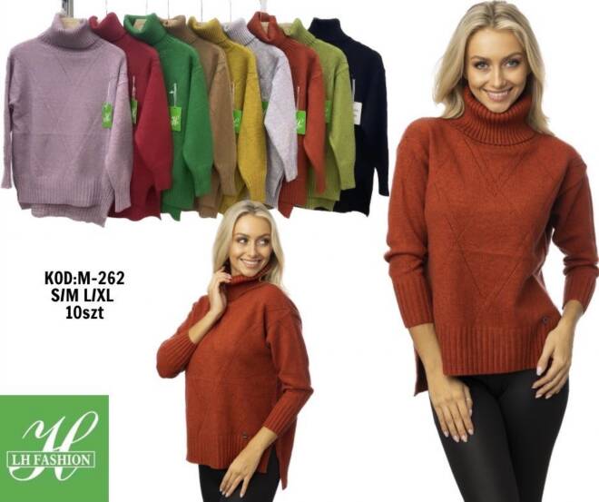 Sweter damskie M-262 Mix KOLOR  S/M-L/XL 1