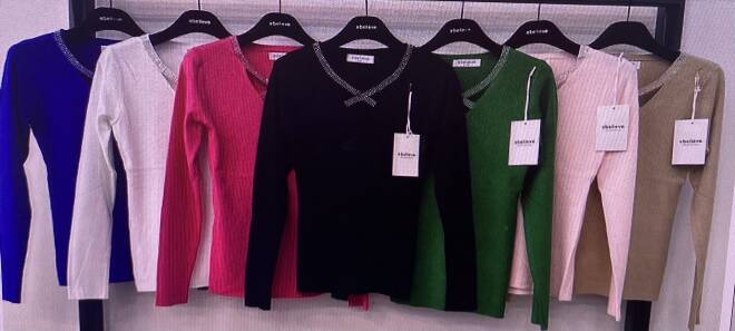 Sweter damskie 9263 Mix KOLOR  S-XL