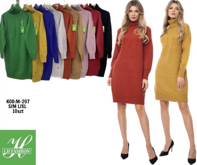 Sukienka damskie M-207 Mix KOLOR  S/M-L/XL