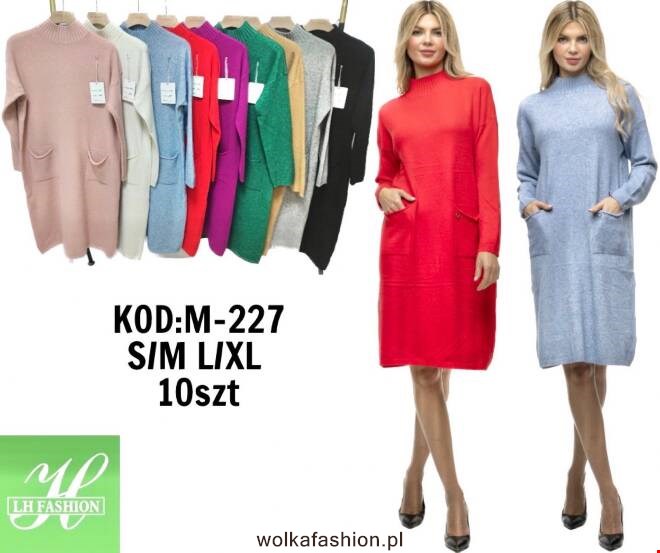 Sukienka damskie M-227 Mix KOLOR  S/M-L/XL