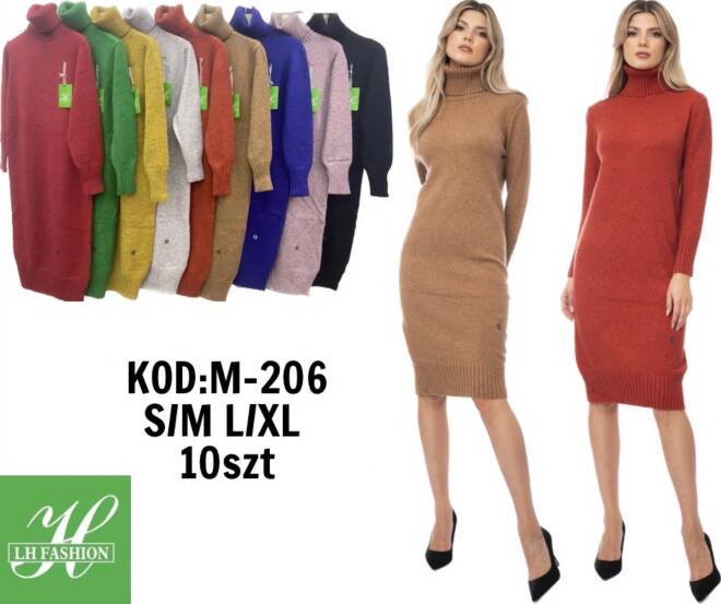 Sukienka damskie M-206 Mix KOLOR  S/M-L/XL 1