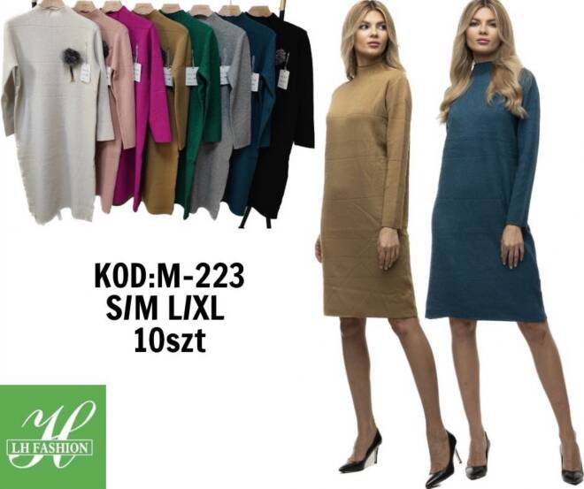 Sukienka damskie M-223 Mix KOLOR  S/M-L/XL