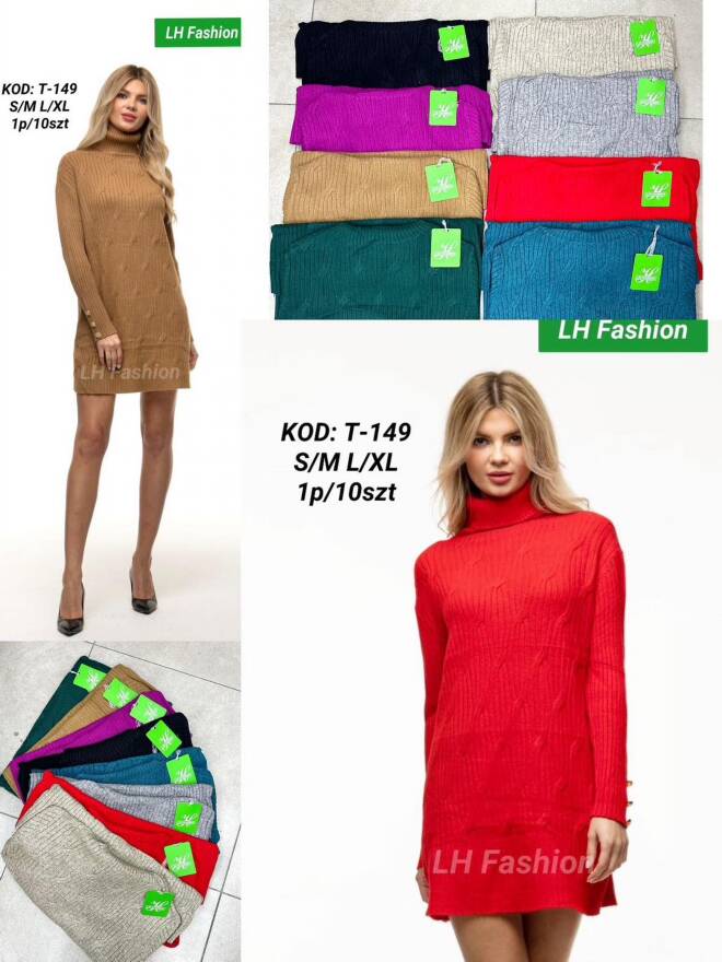 Sukienka damskie T-149 Mix KOLOR  S/M-L/XL 1