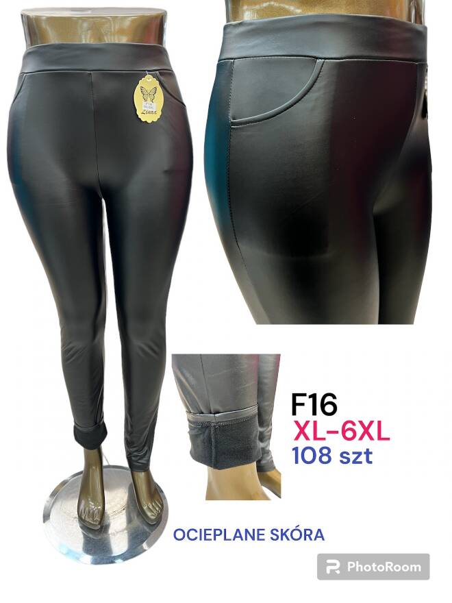 Leginsy damskie F16 1 kolor  XL-6XL