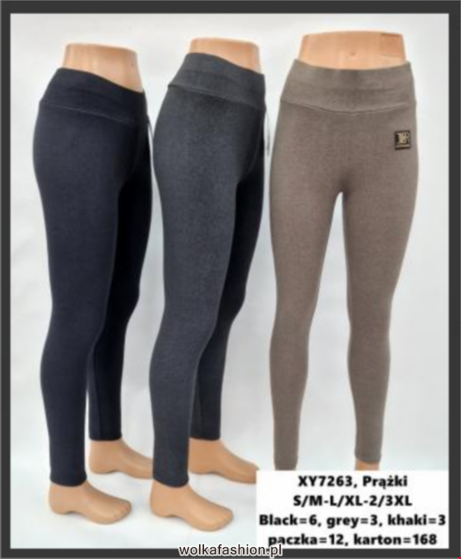 Leginsy damskie XY7263 Mix KOLOR  S-3XL