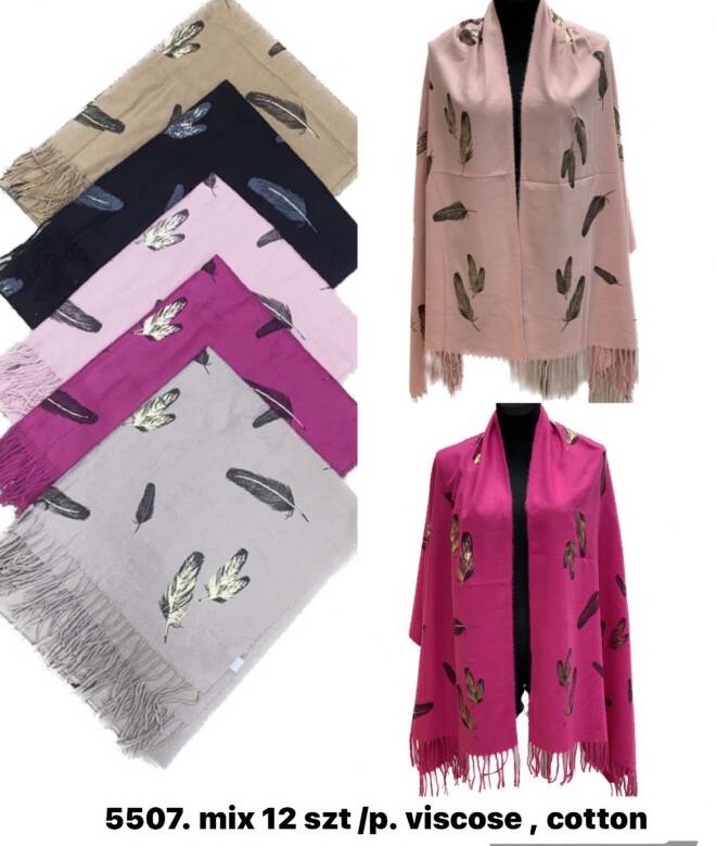 Szaliki damskie 5507 Mix KOLOR  Standard 1