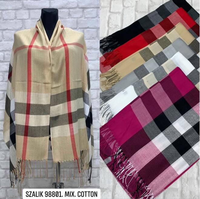 Szaliki damskie 98801 Mix KOLOR  Standard 1