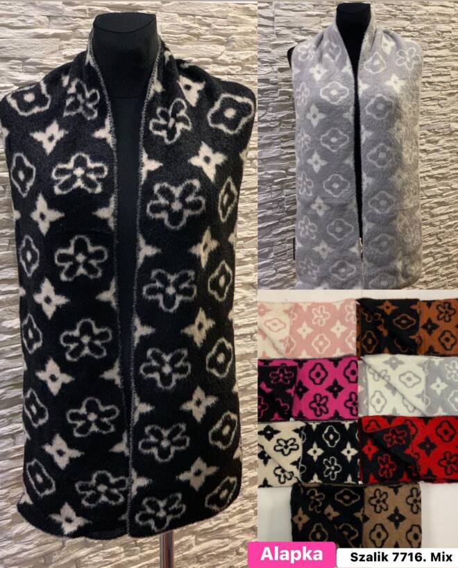 Szaliki damskie 7716 Mix KOLOR  Standard 1