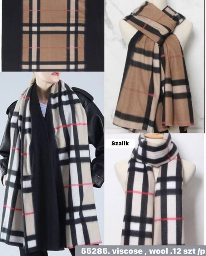 Szaliki damskie 55285 Mix KOLOR  Standard 1