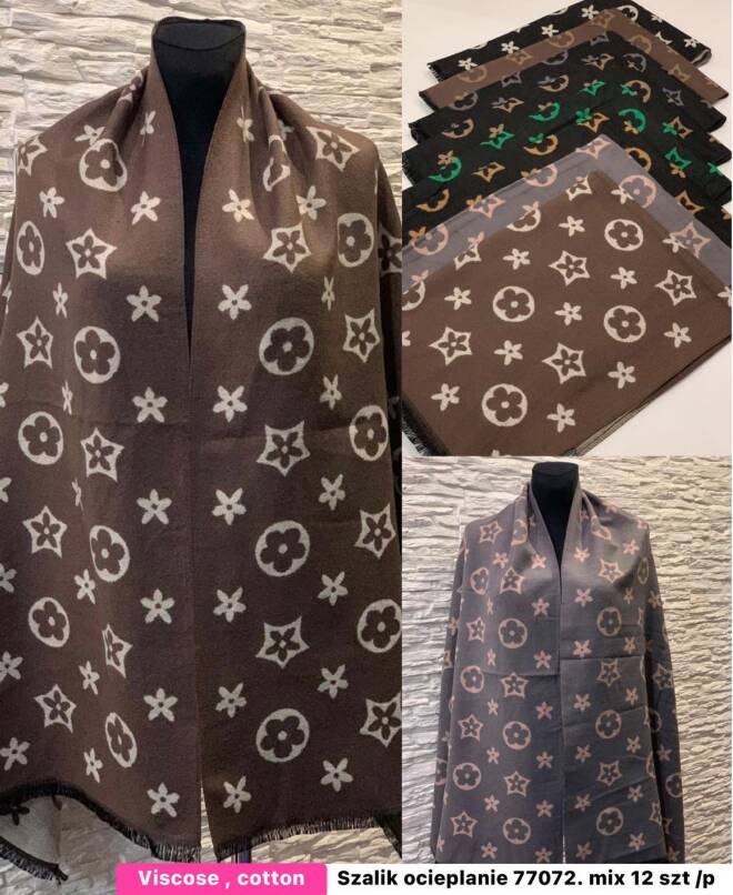 Szaliki damskie 77072 Mix KOLOR  Standard 1