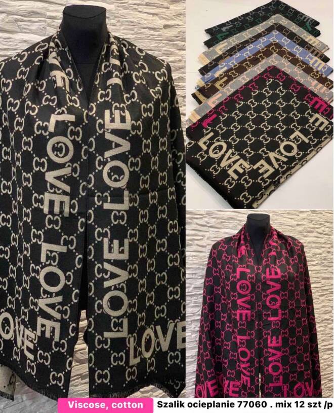 Szaliki damskie 77060 Mix KOLOR  Standard 1