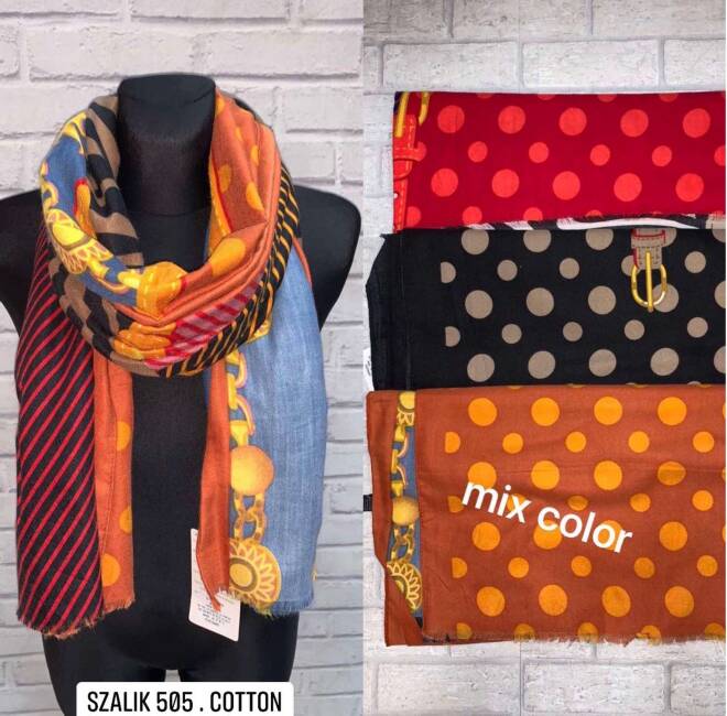 Szaliki damskie 505 Mix KOLOR  Standard