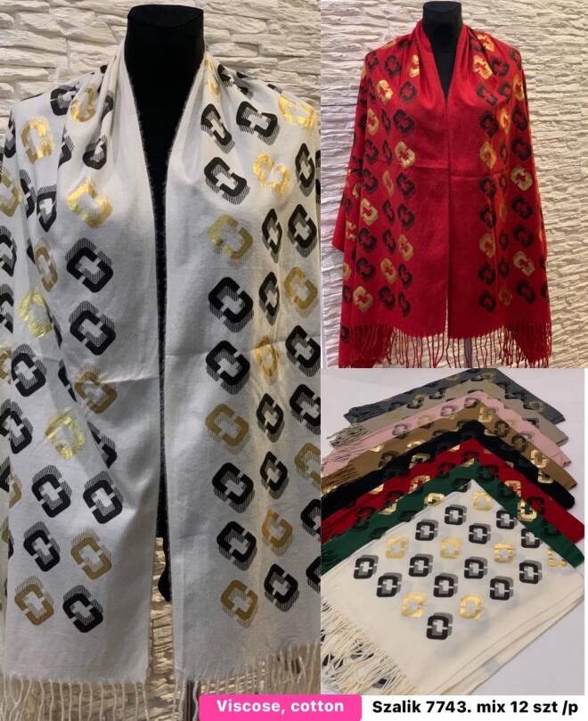 Szaliki damskie 7743 Mix KOLOR  Standard 1