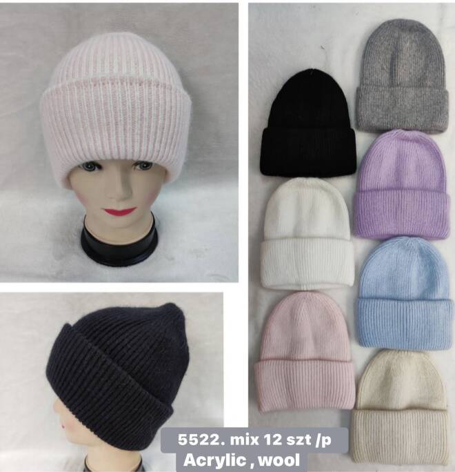 Czapka damskie 5522 Mix KOLOR  Standard 1