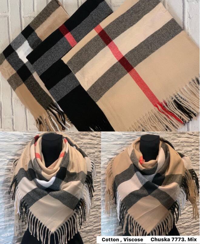 Chustka damskie 7773 Mix KOLOR  Standard 1