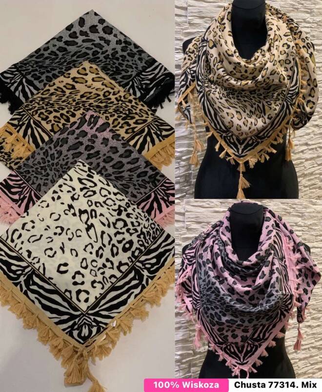 Chustka damskie 77314 Mix KOLOR  Standard