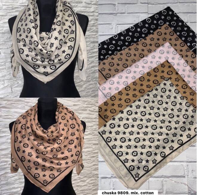 Chustka damskie 9809 Mix KOLOR  Standard 1