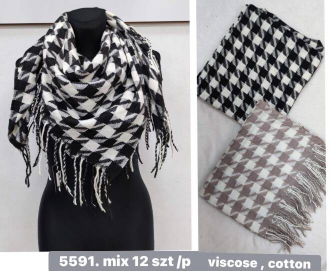 Chustka damskie 5591 Mix KOLOR  Standard
