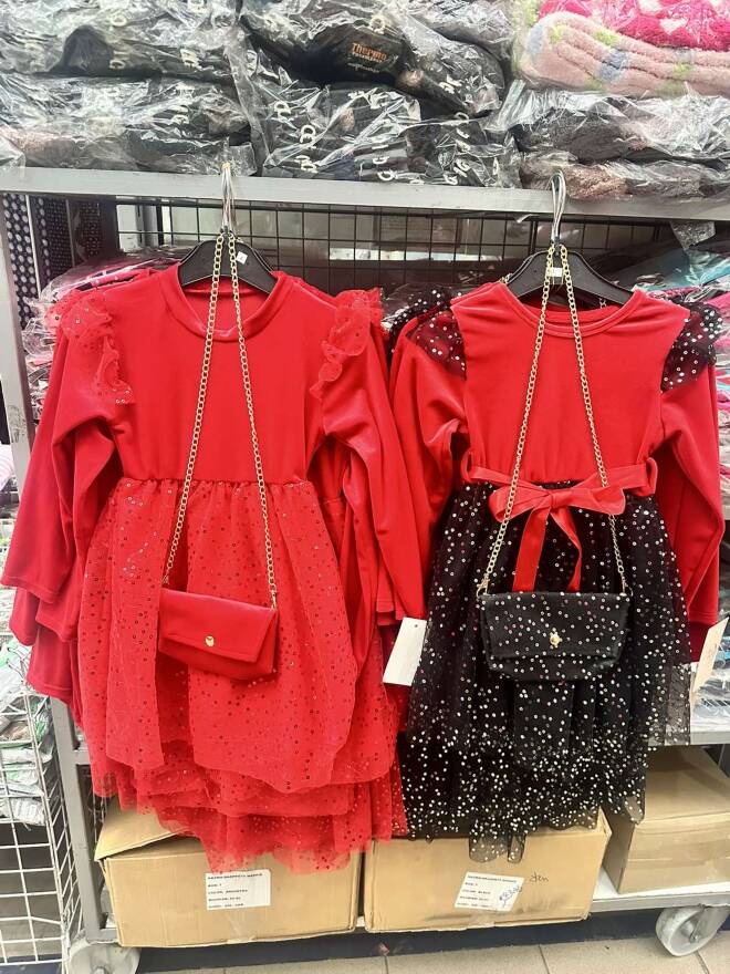 Sukienka dziewczęce 9494 1 kolor  4-14