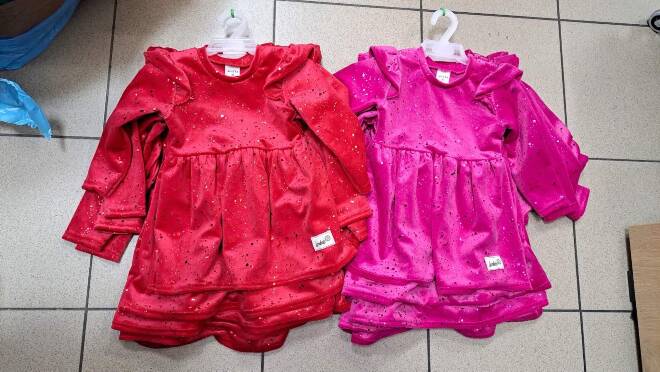 Sukienka dziewczęce 9499 1 kolor  86-110 1