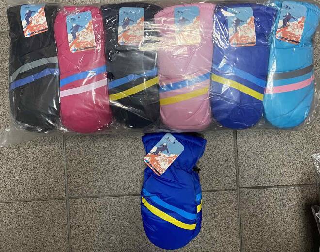 Rękawiczki narciarskie dziecięce 9646 Mix KOLOR  Standard