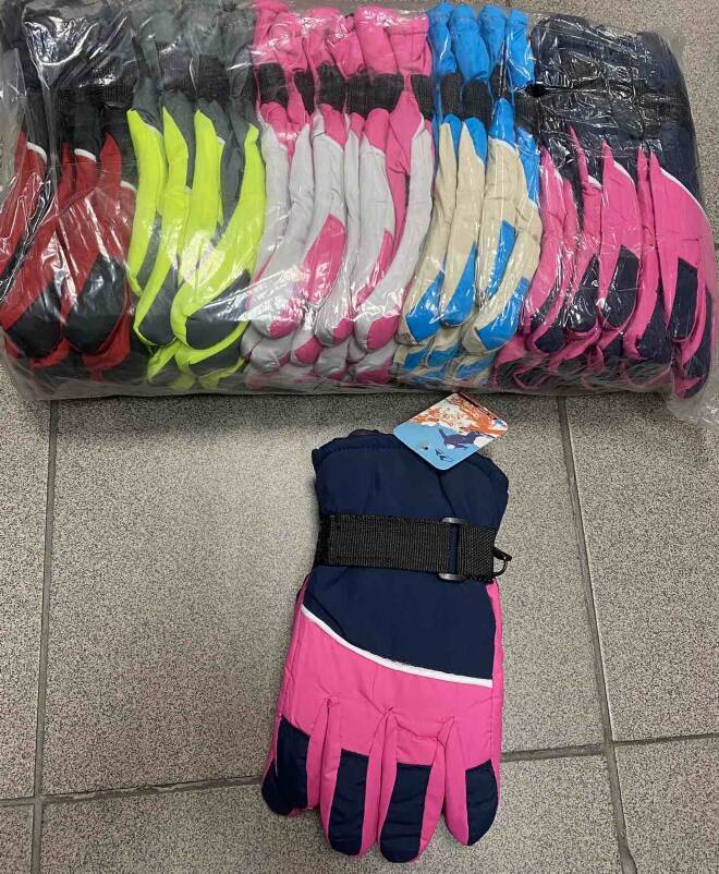 Rękawiczki narciarskie dziecięce 9647 Mix KOLOR  Standard