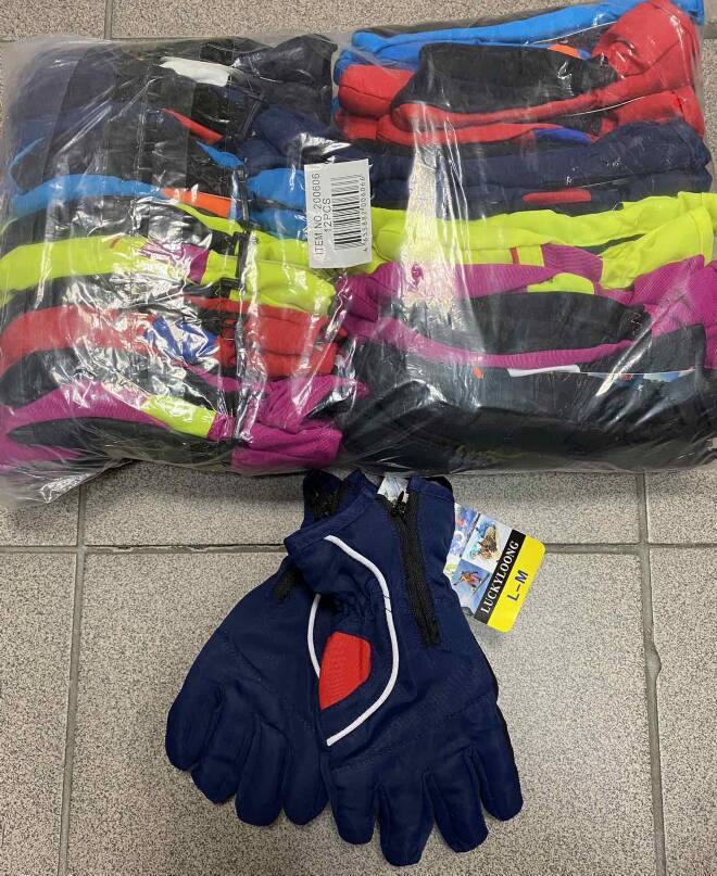 Rękawiczki narciarskie dziecięce 9649 Mix KOLOR  Standard 1