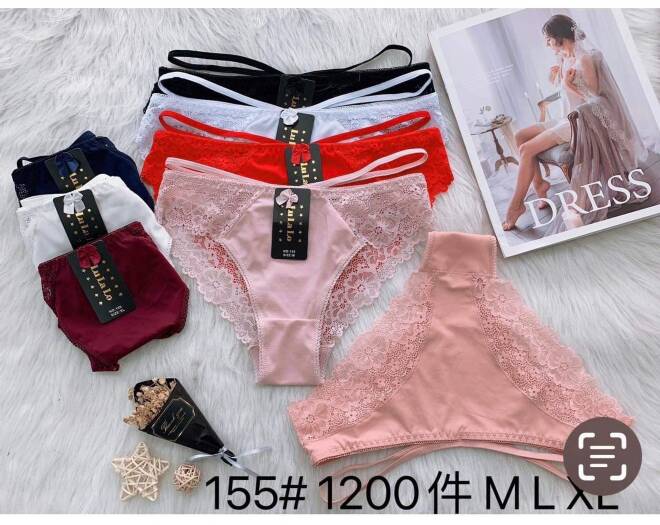 Majtki damskie 155 Mix KOLOR  M-XL