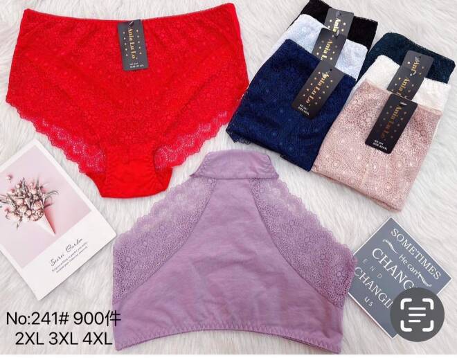 Majtki damskie 241 Mix KOLOR  2XL-4XL