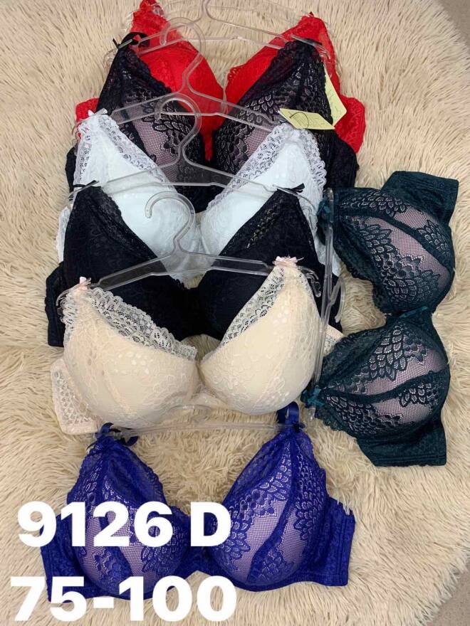 Biustonosze damskie 9126D 1 kolor  D 1