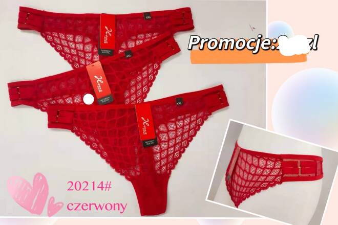 Stringi damskie 20214 1 kolor  S-2XL 1