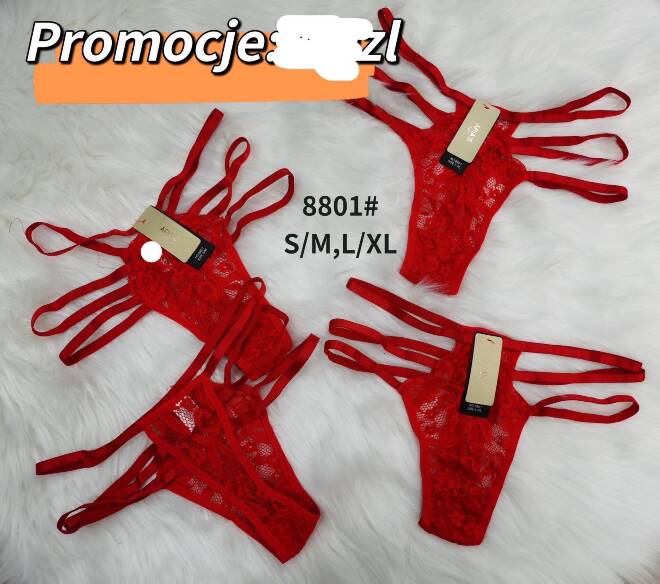 Stringi damskie 8801 1 kolor  S/M-L/XL
