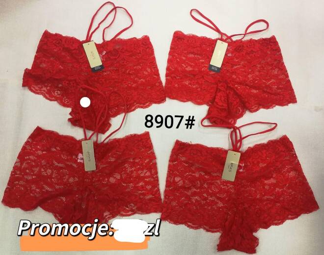 Stringi damskie 8907 1 kolor  M-2XL
