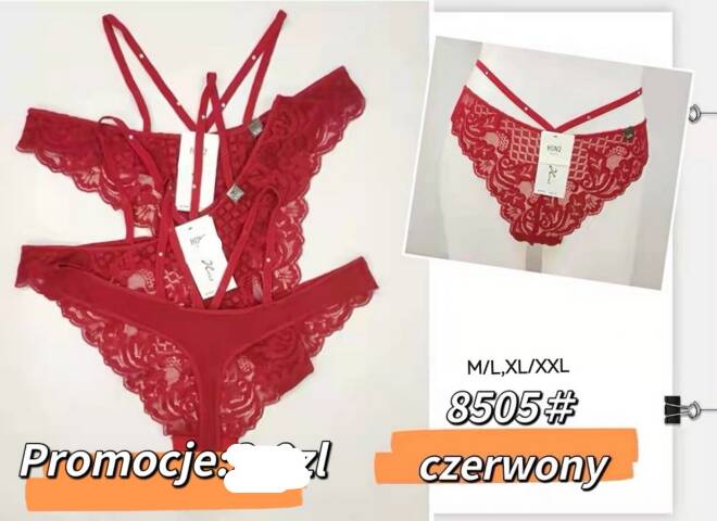 Stringi damskie 8505 1 kolor  M-2XL 1