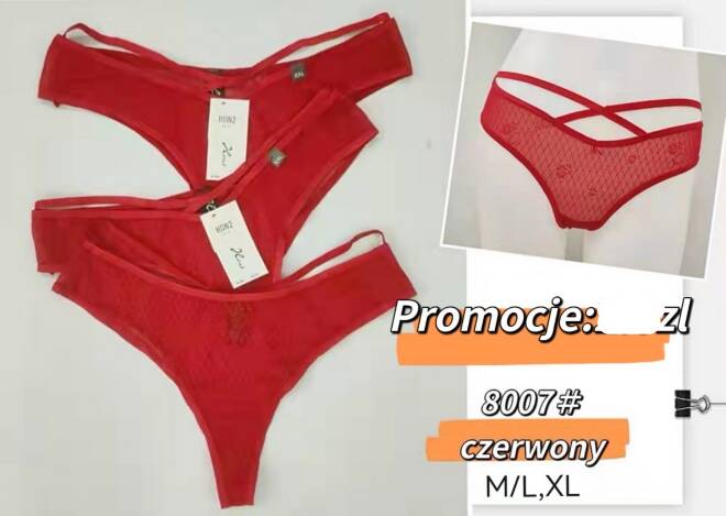 Stringi damskie 8007 1 kolor  M-XL 1