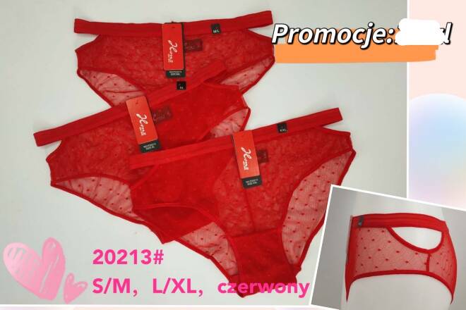 Stringi damskie 20213 1 kolor  S/M-L/XL