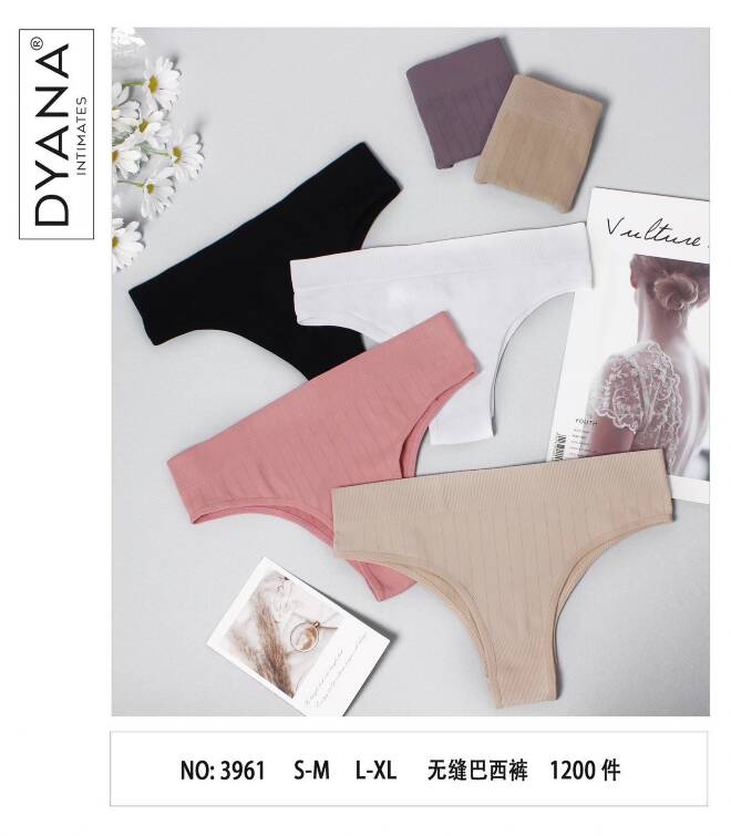 Majtki damskie 3961 Mix KOLOR  S/M-L/XL 1