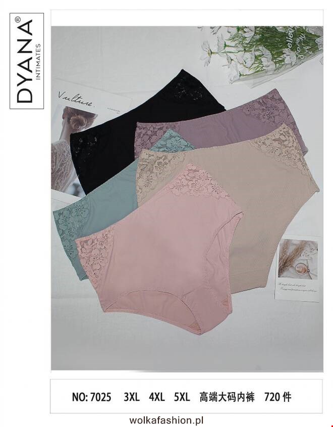 Majtki damskie 7025 Mix KOLOR  3XL-5XL
